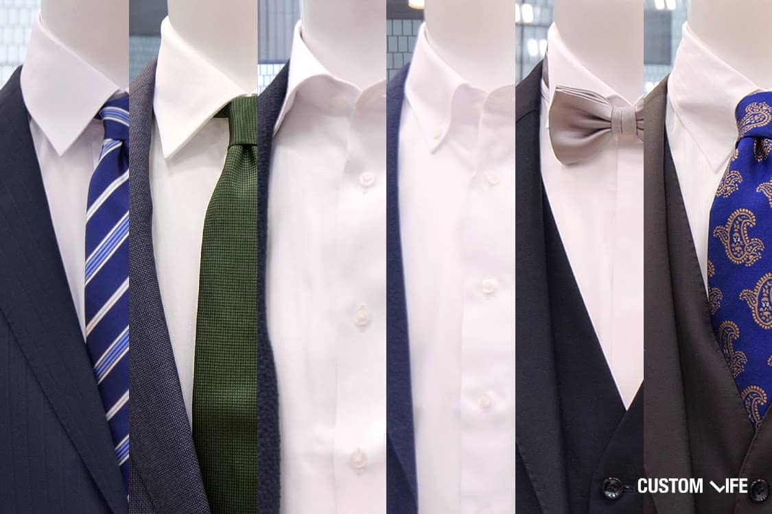 ワイシャツの襟の種類 おしゃれに着こなすシーン別おすすめコーデ6選 Customlife カスタムライフ