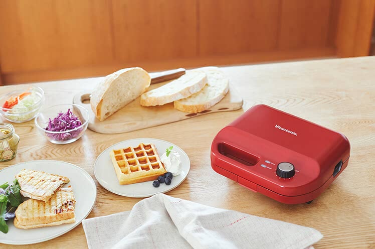 ビタントニオのワッフル＆ホットサンドベーカーVWH-50-R