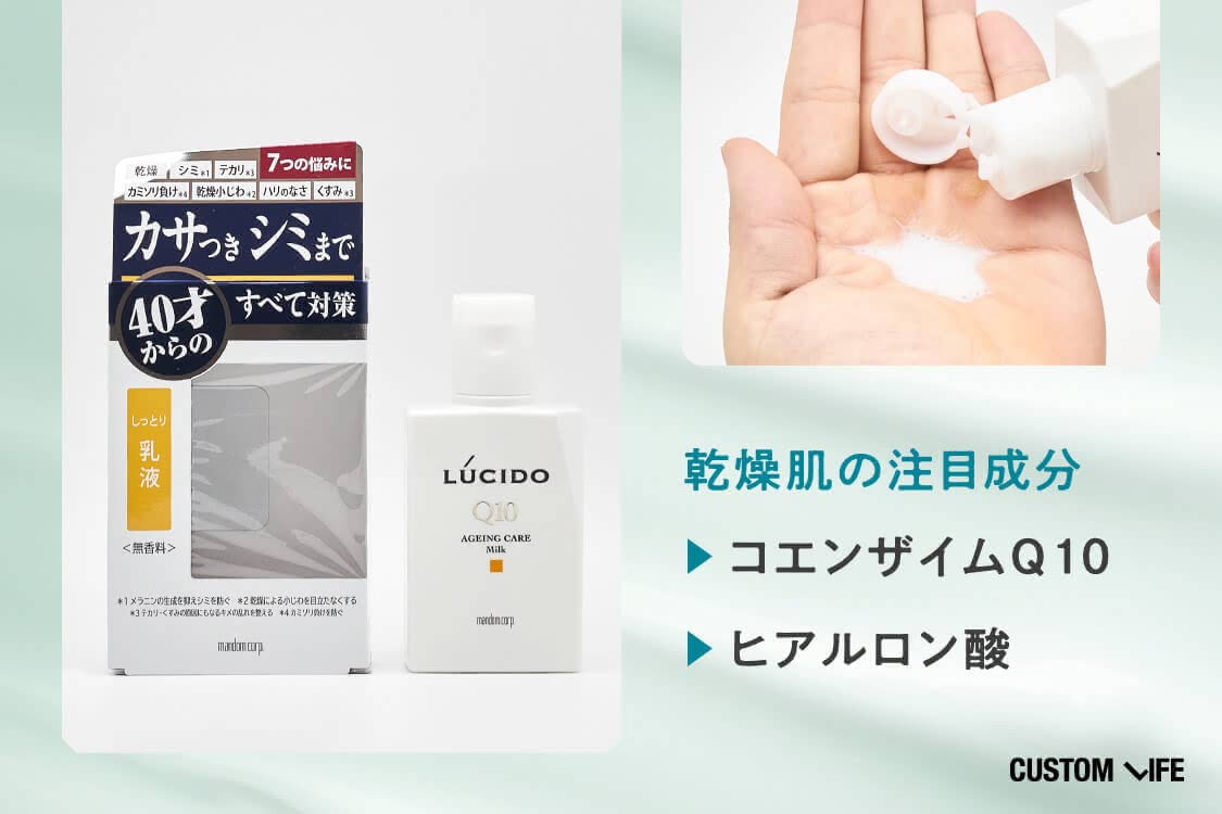 乾燥肌の注目成分「コエンザイムQ10」「ヒアルロン酸」
