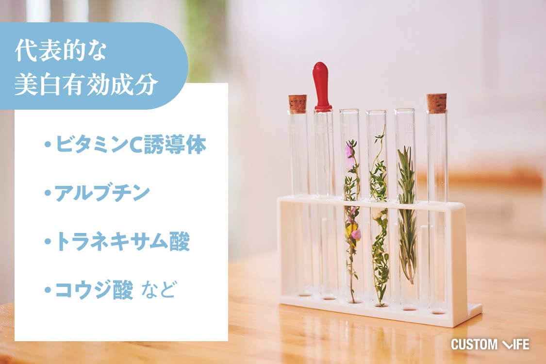美白 美容液 美白有効成分の種類