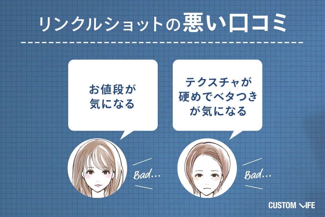 リンクルショットメディカルセラムNの悪い口コミ