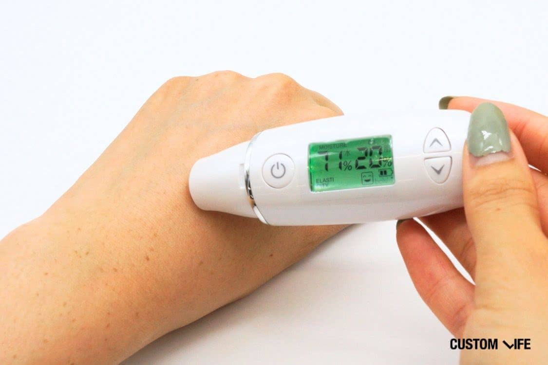 ビタミンC誘導体化粧水の水分保持力検証結果1 サイクリア ビタミンC 化粧水