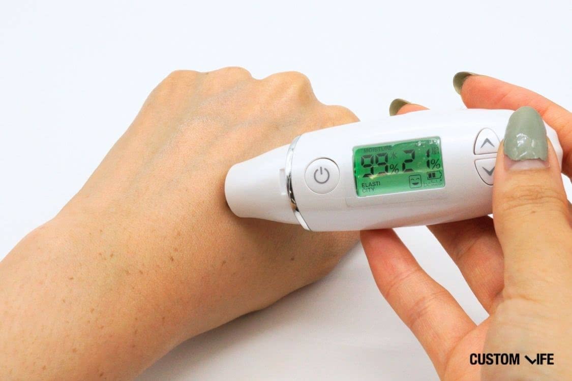 ビタミンC誘導体化粧水の水分保持力検証結果1 ビーグレン QuSomeローション