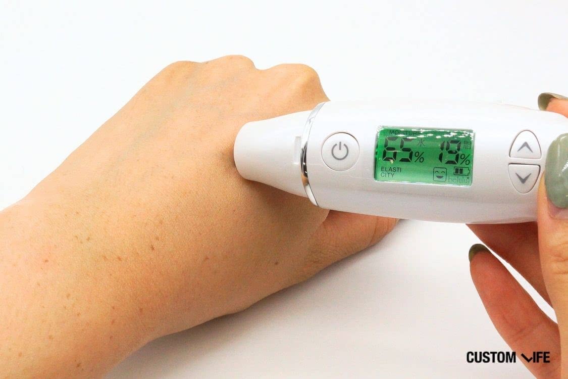 ビタミンC誘導体化粧水の水分保持力検証結果1 ちふれ 美白化粧水 VC&AR さっぱりタイプ