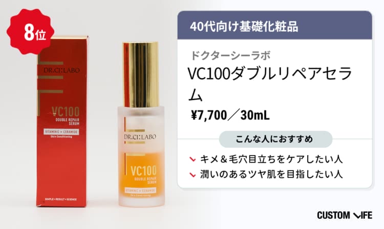 ドクターシーラボ VC100ダブルリペアセラム